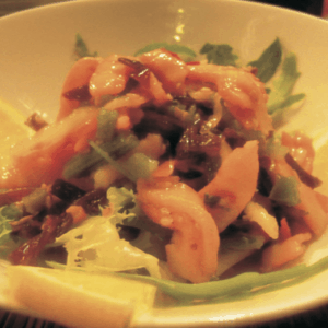 Salade de calamars et de légumes